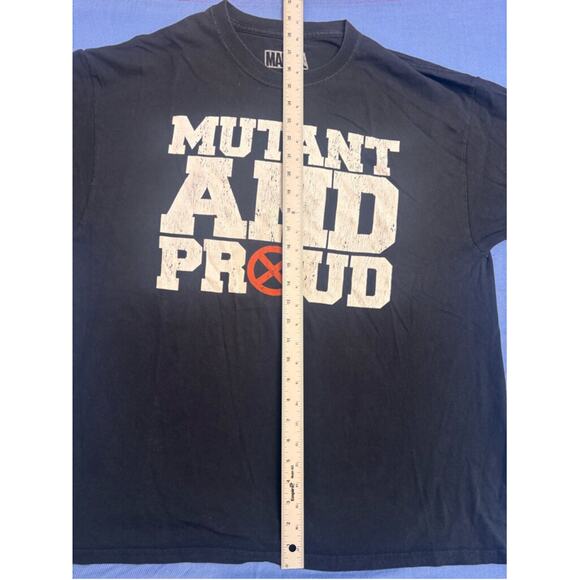 Men's Marvel X-Men T-shirt XL Black Mutant and Proud - Picture 5 of 9